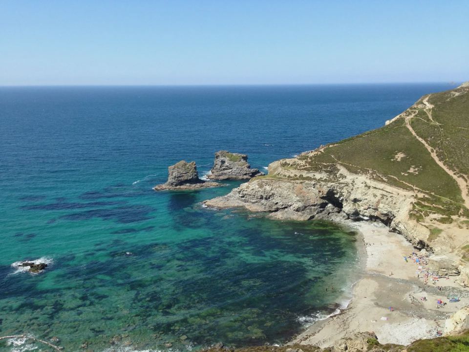 Aerial view of the cove