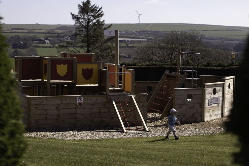 Wooden play structure