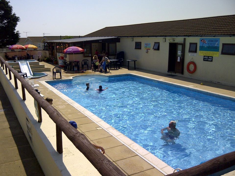 Outdoor pool and sun terrace