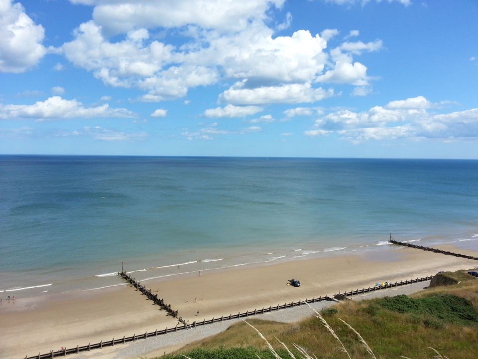 Sea view from the park
