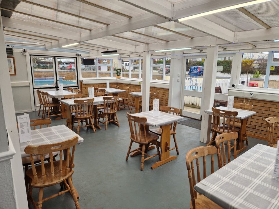 Inside the cafe