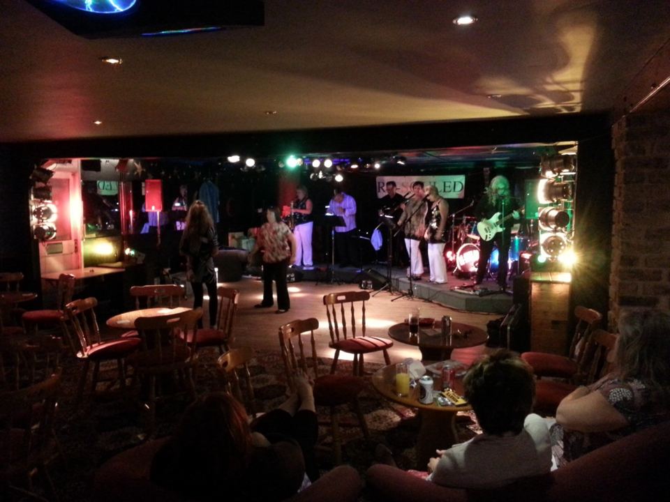 Live music in the clubhouse