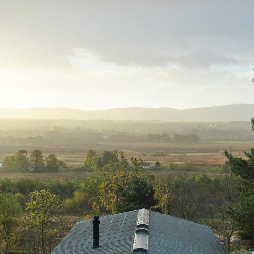 View over the valley from the park