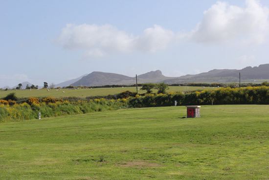 Grass pitches and hills