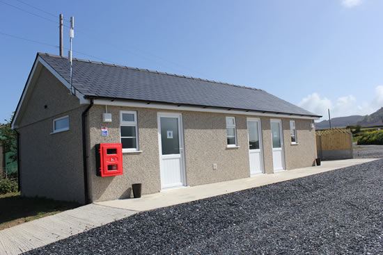 Amenity block from the side