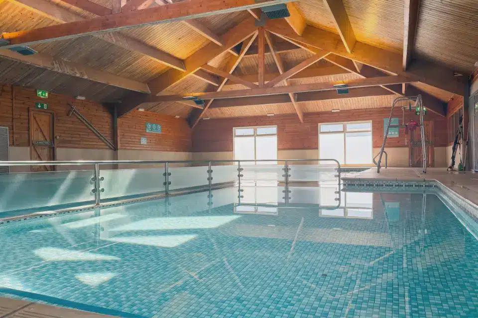 Indoor pool at a sister park