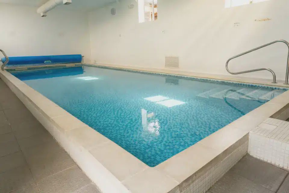 Heated indoor swimming pool