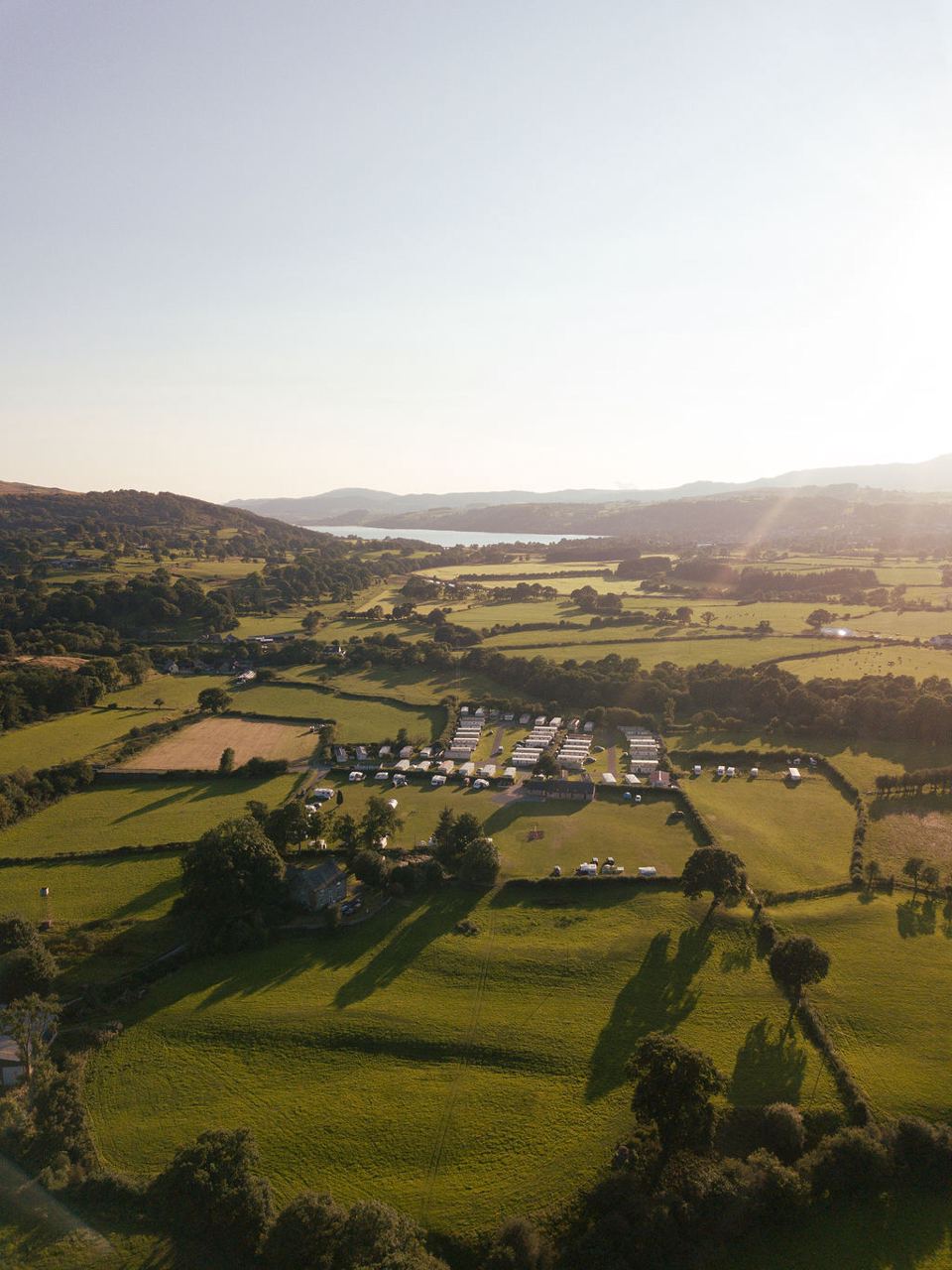 Site and valley from above