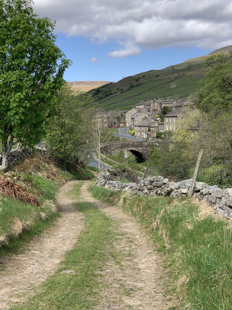 Track towards Muker