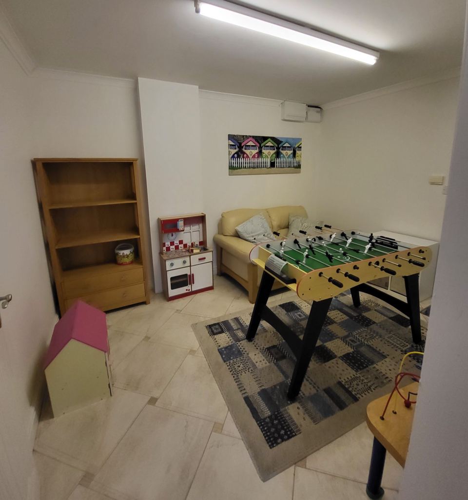 Games room with table football