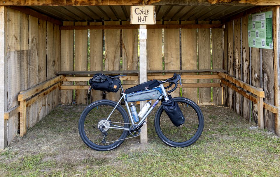 Cycle hut with bike storage