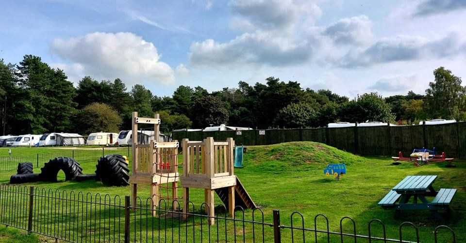 Play area and touring field