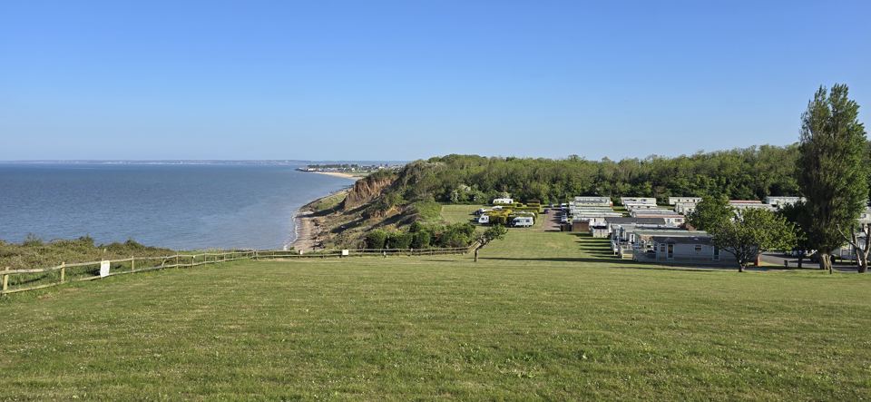 Cliff edge and coast