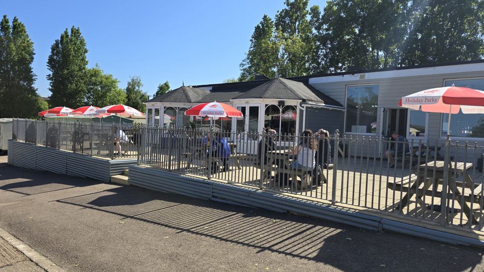 Clubhouse terrace