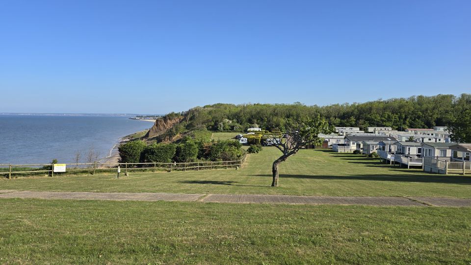 Clifftop field looking out to sea