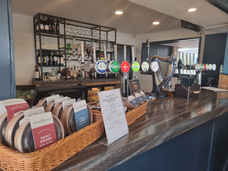 The pub bar