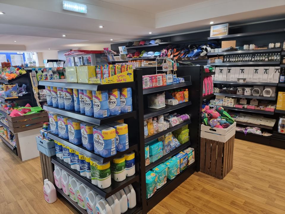 Inside the park shop