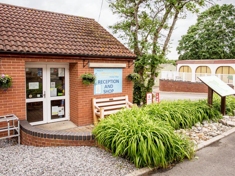 Reception and shop