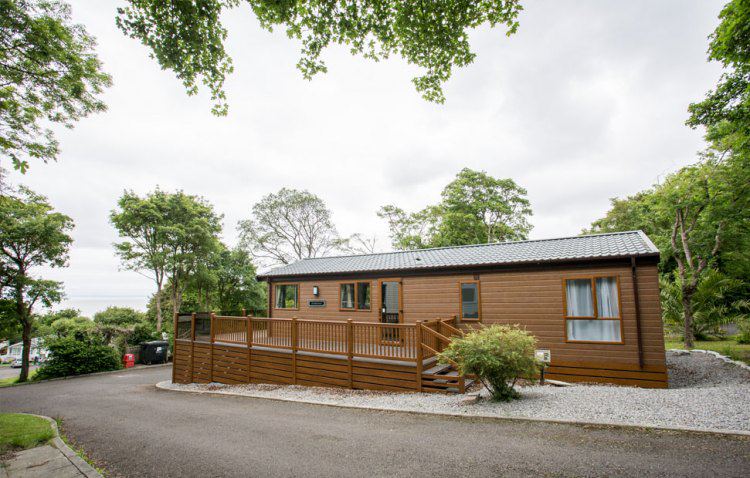 Timber holiday lodge