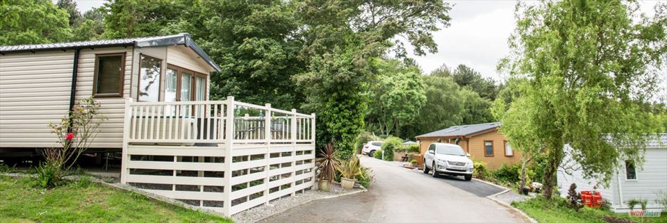Holiday home with decking