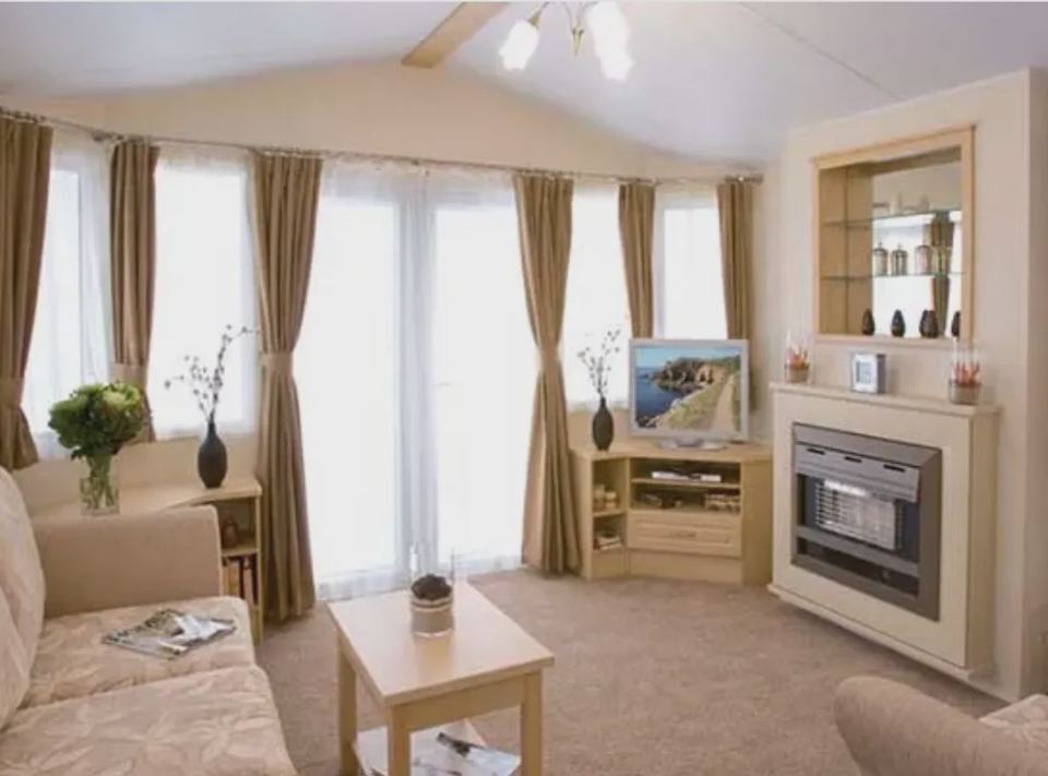 Static caravan lounge