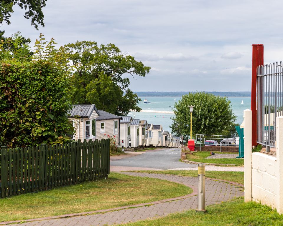 Caravans with a sea view