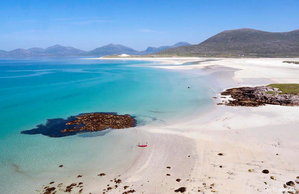 White sand beach nearby