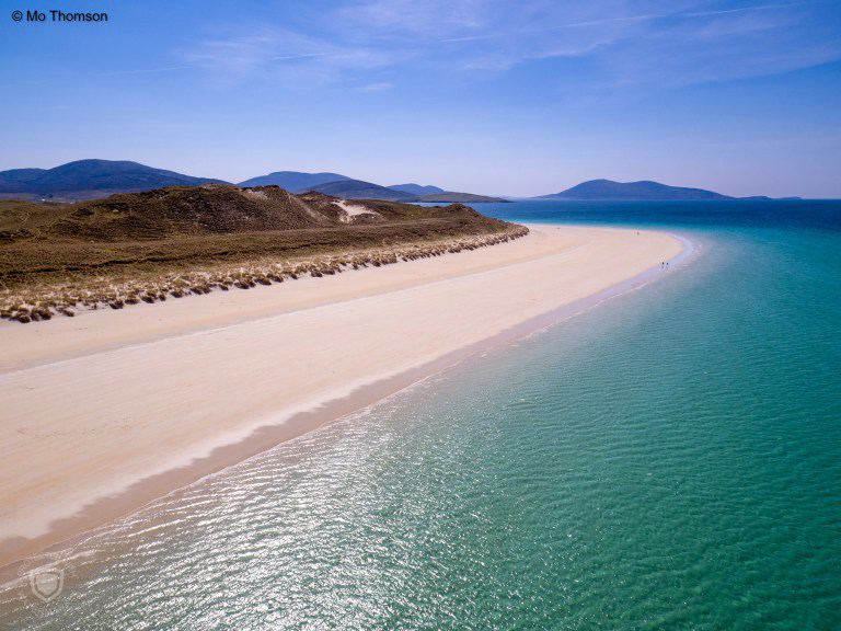 Long sandy beach nearby