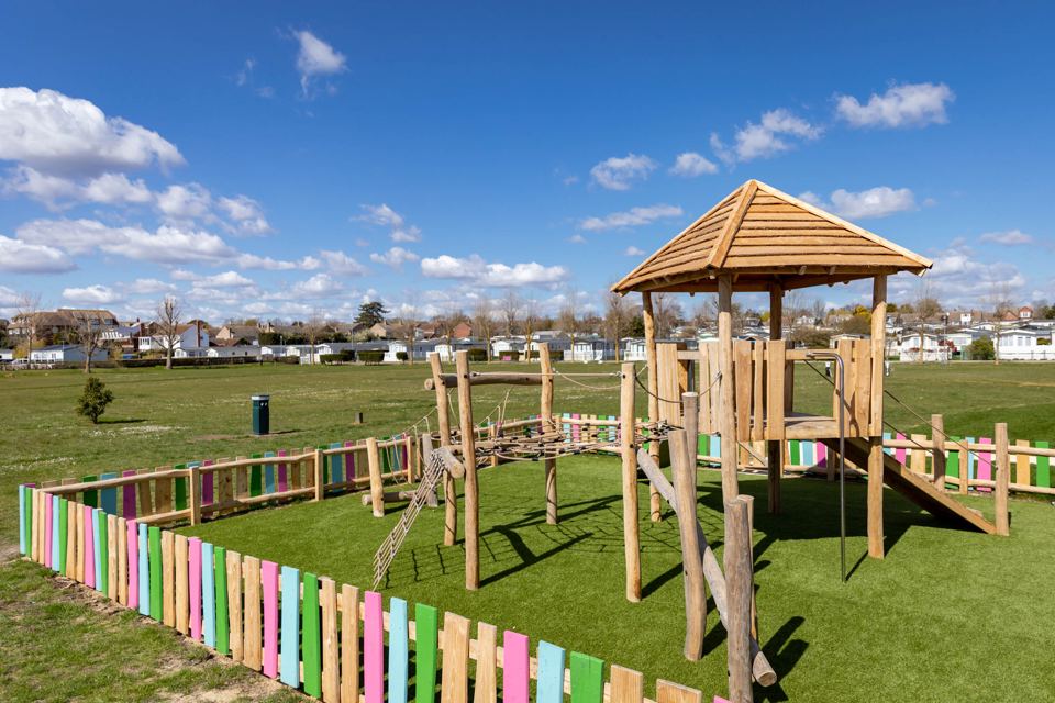 Wooden play area