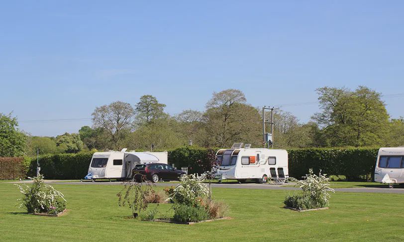 Serviced touring pitches
