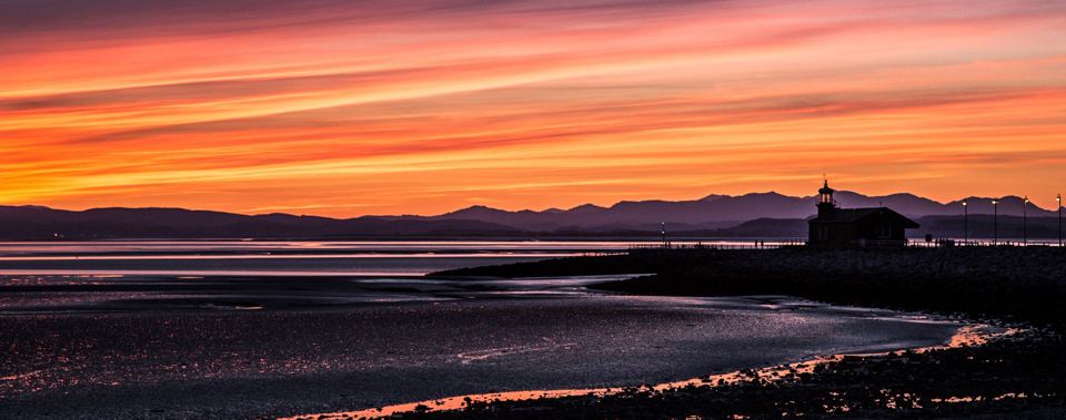 Sunset over Morecambe Bay