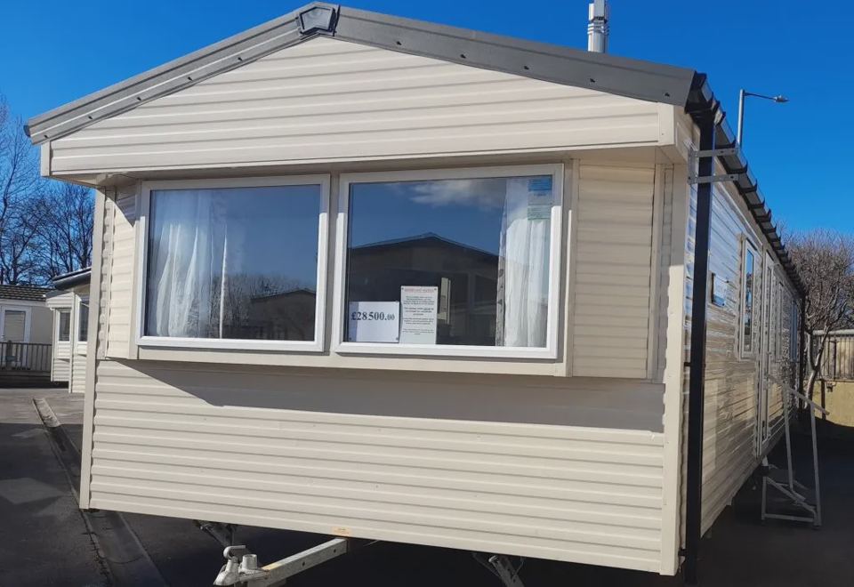 Holiday caravan exterior