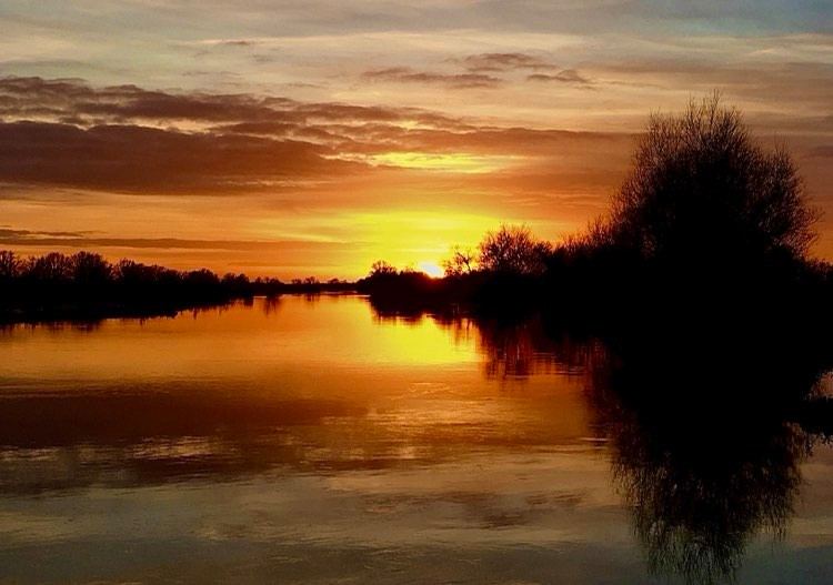 Sunset over the Great Ouse