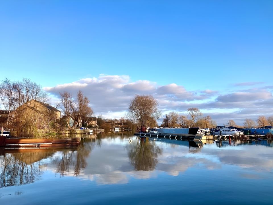 Marina on a clear day