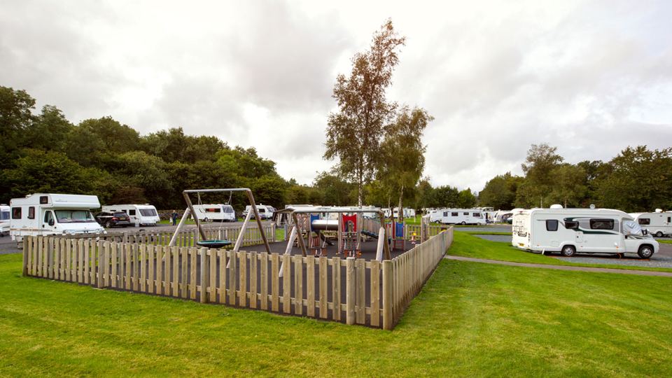 Fenced play area