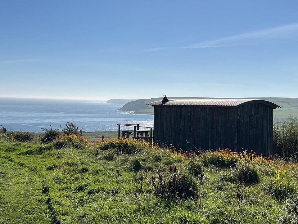 Shepherd's hut on the hillside