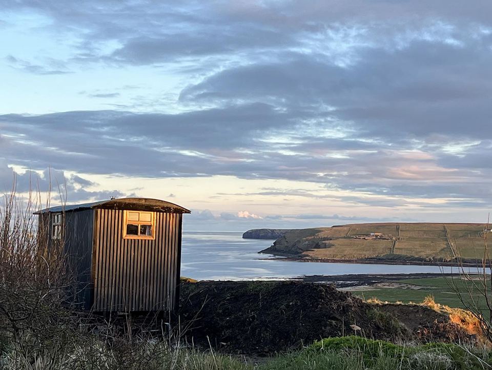 Hut overlooking the bay