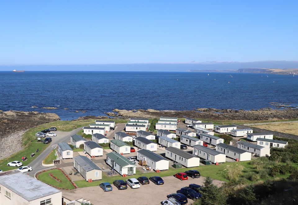Park from above beside the shore