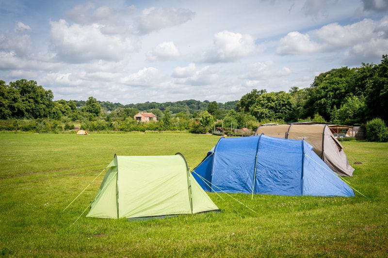 Tents on the meadow