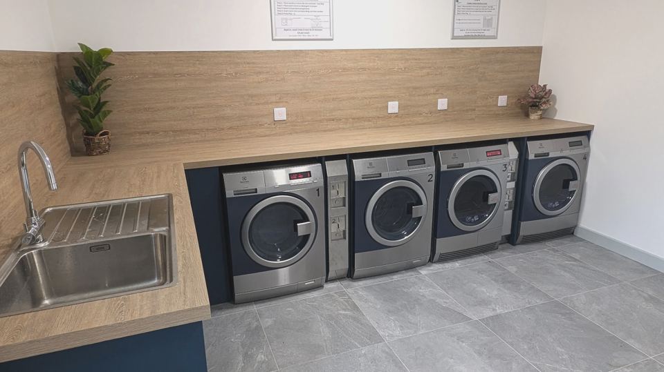 Laundry room washing machines