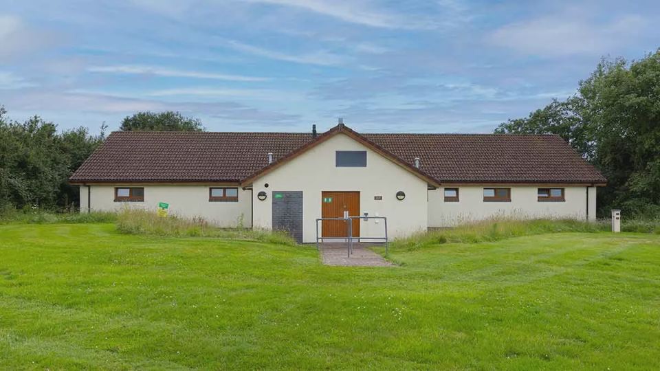 Clubhouse on the grass