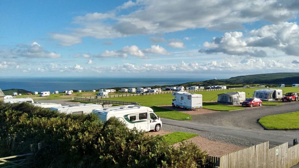 Pitches with a view to the coast