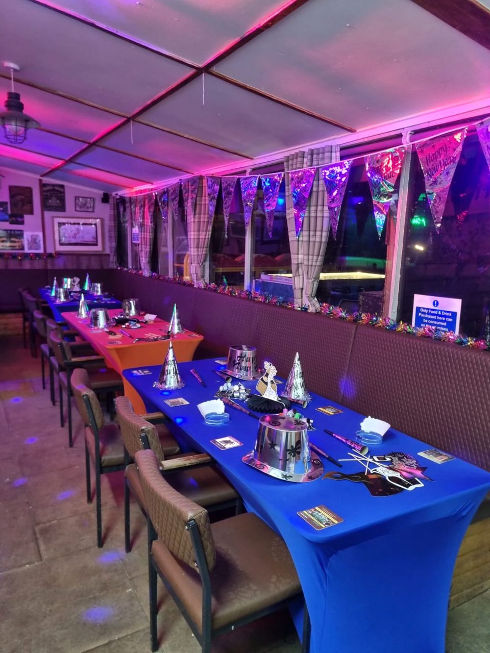 Clubhouse bar room