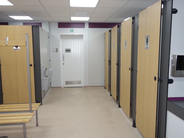 Shower and toilet cubicles