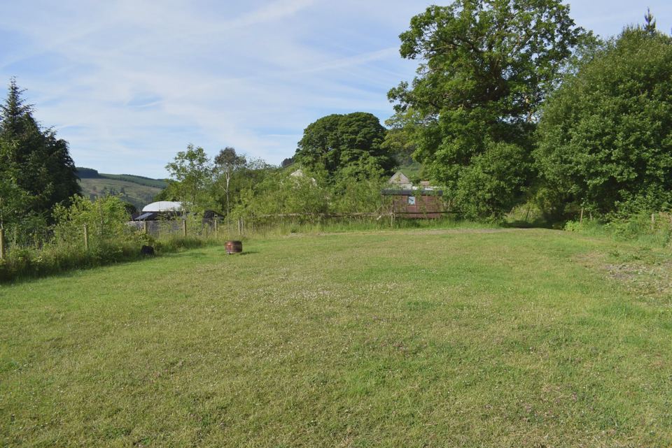 Open grass pitch area