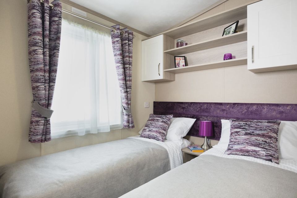 Twin bedroom in a holiday home