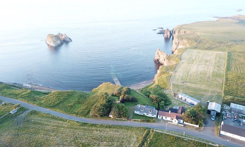 Site and bay from above