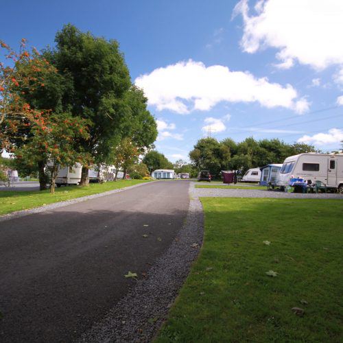 Pitches beside the main drive
