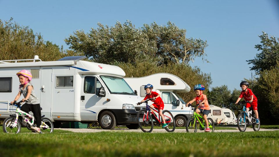 Motorhomes and bikes