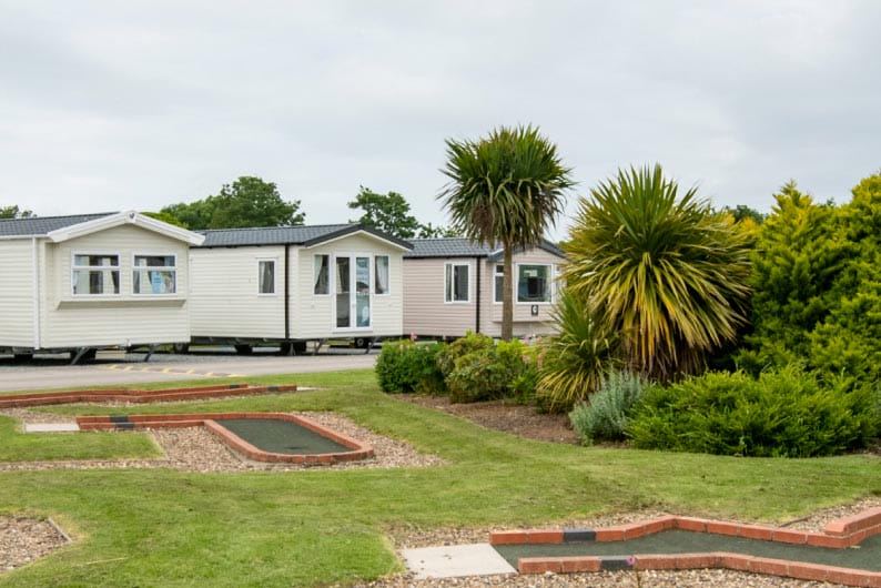 Caravans and mini golf